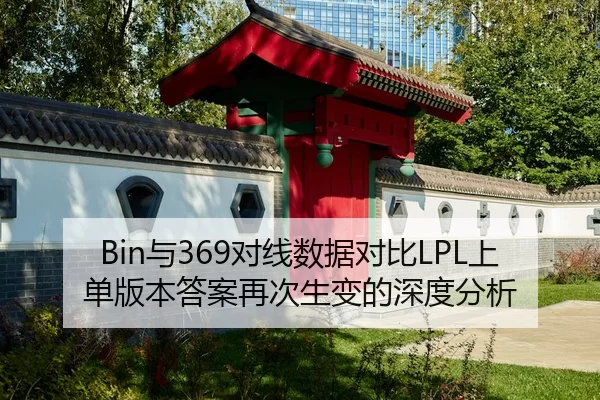 Bin与369对线数据对比LPL上单版本答案再次生变的深度分析